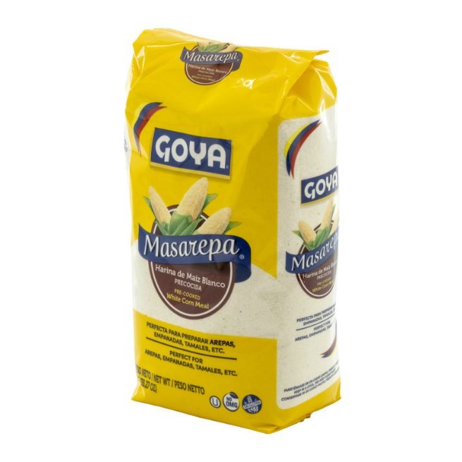 Harina de maíz blanco precocida Goya Masarepa en envase de 1 kg Harina de maíz blanco precocida Goya Masarepa en envase de 1 kg