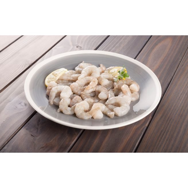 Cola de langostino Vannamei crudo pelado y desvenado Wonder Brand Cola de langostino Vannamei crudo pelado y desvenado Wonder Brand