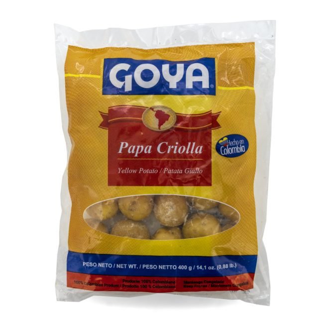 Papa criolla amarilla congelada Goya en bolsa de 400 gramos Papa criolla amarilla congelada Goya en bolsa de 400 gramos