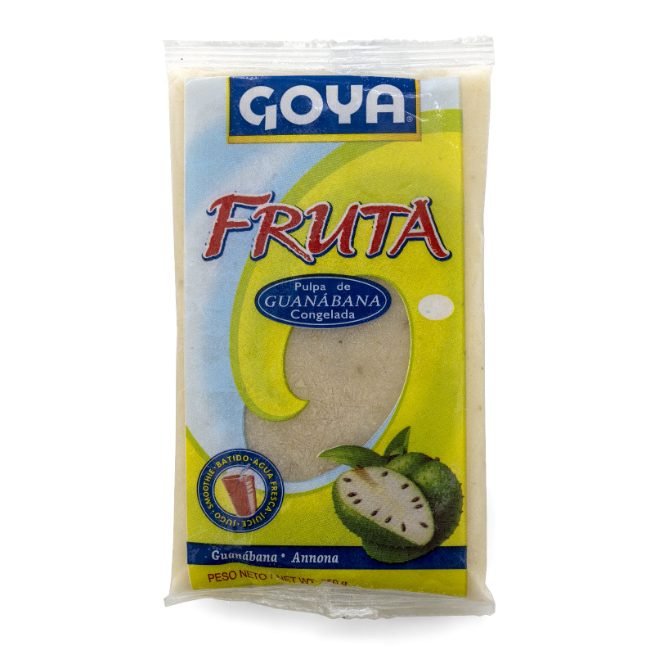 Pulpa de guanábana congelada Goya en envase de 250 gramos Pulpa de guanábana congelada Goya en envase de 250 gramos