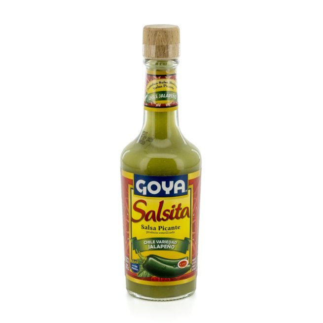 Botella de salsa picante de chile jalapeño marca Goya de 226 ml Botella de salsa picante de chile jalapeño marca Goya de 226 ml