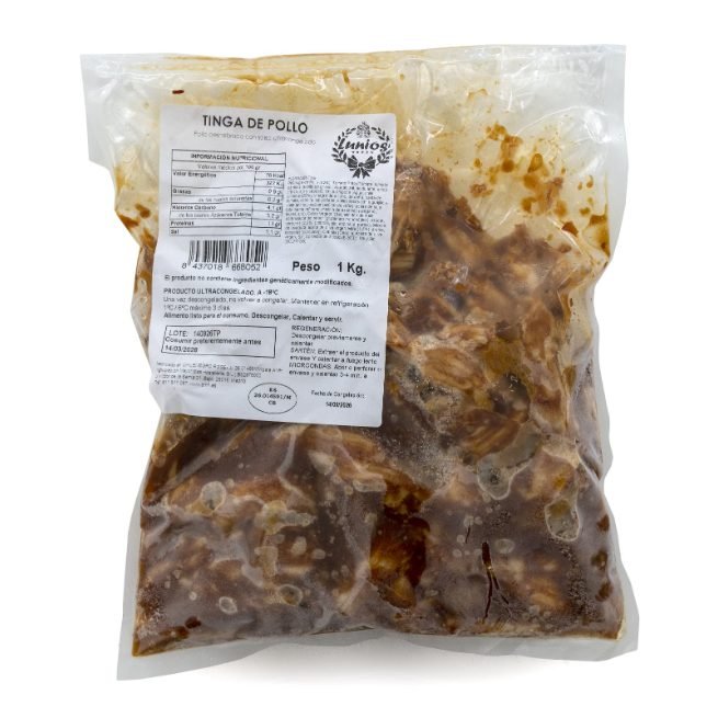 Tinga de pollo San Lamberto congelada en envase de 1 kg Tinga de pollo San Lamberto congelada en envase de 1 kg