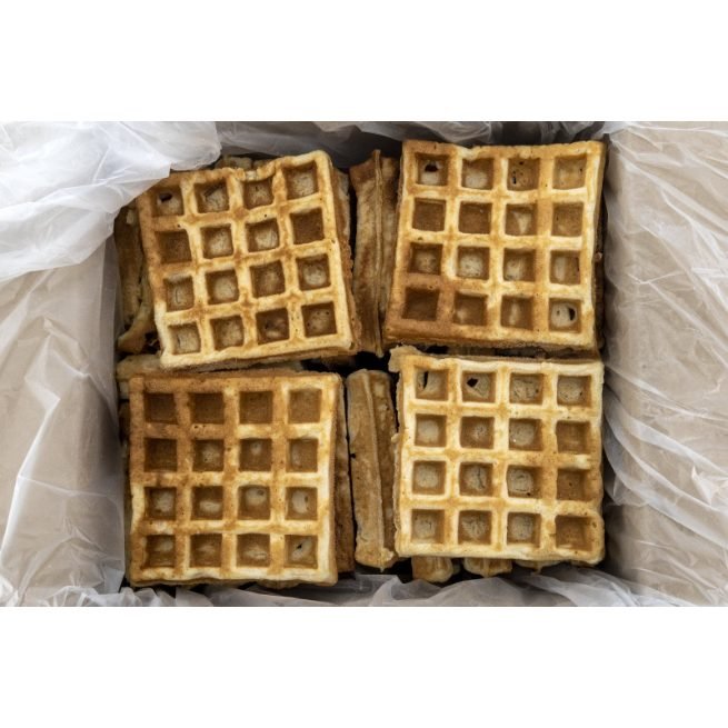 Gofres de Bruselas artesanos marca Luiggi congelados en caja de 25 unidades Gofres de Bruselas artesanos marca Luiggi congelados en caja de 25 unidades