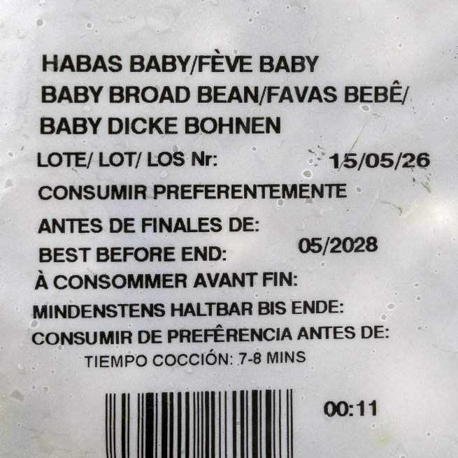 Habas baby extra ultracongeladas Habas baby extra ultracongeladas