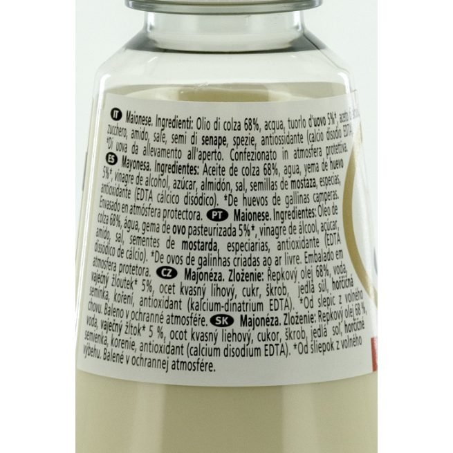 Bote de mayonesa Heinz Seriously Good de 1 litro formato boca abajo Bote de mayonesa Heinz Seriously Good de 1 litro formato boca abajo
