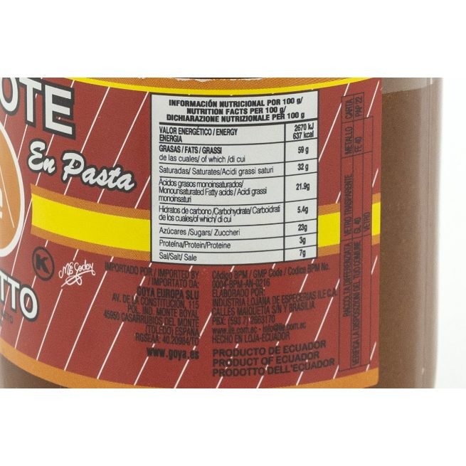 Tarro de pasta de achiote marca ILE de 240 gramos para cocina latinoamericana Tarro de pasta de achiote marca ILE de 240 gramos para cocina latinoamericana