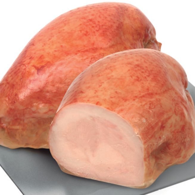 Pechuga de pavo al horno asada envasada al vacío lista para lonchear Pechuga de pavo al horno asada envasada al vacío lista para lonchear