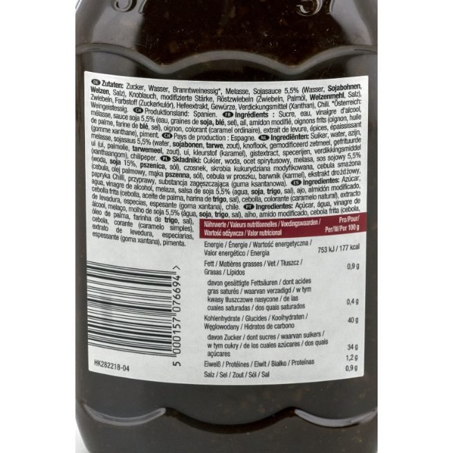 Botella de salsa barbacoa coreana Sticky Korean Barbecue de Heinz de 1 litro Botella de salsa barbacoa coreana Sticky Korean Barbecue de Heinz de 1 litro