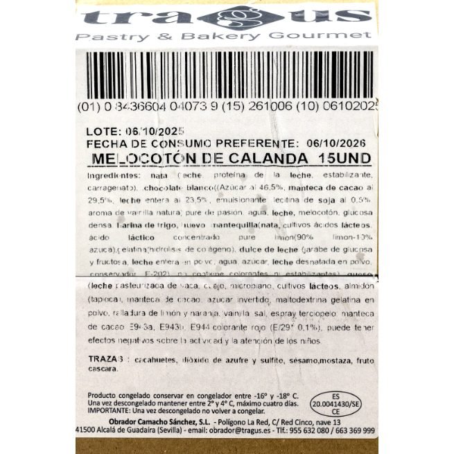 Trampantojo de Melocotón de Calanda Tragus Trampantojo de Melocotón de Calanda Tragus