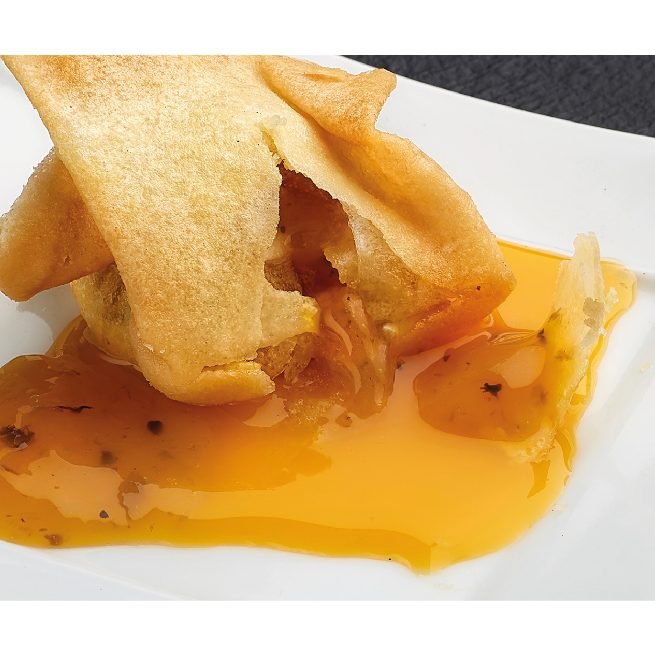 Caramelo de huevo trufado congelado marca Efecto Gourmet en bolsa de 50 unidades Caramelo de huevo trufado congelado marca Efecto Gourmet en bolsa de 50 unidades
