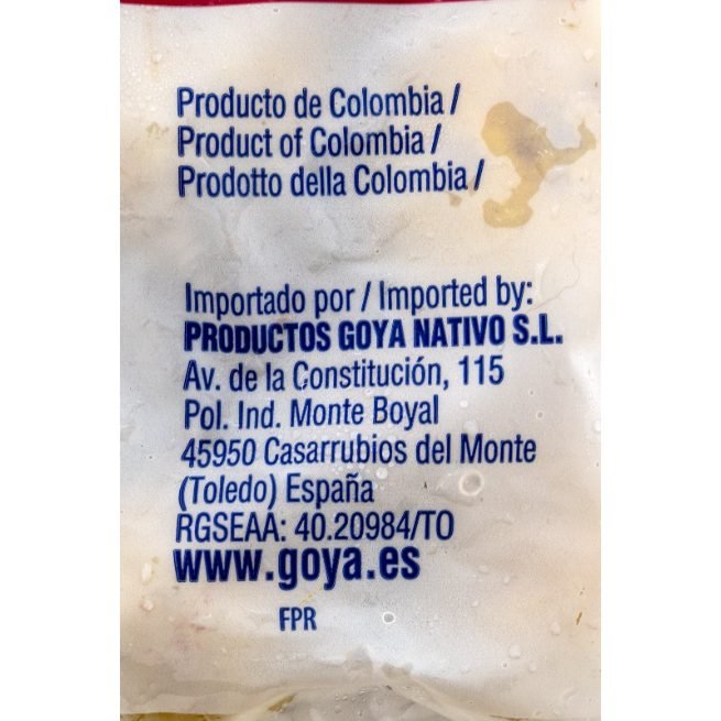 Papa criolla congelada Goya en bolsa de 400 gramos Papa criolla congelada Goya en bolsa de 400 gramos