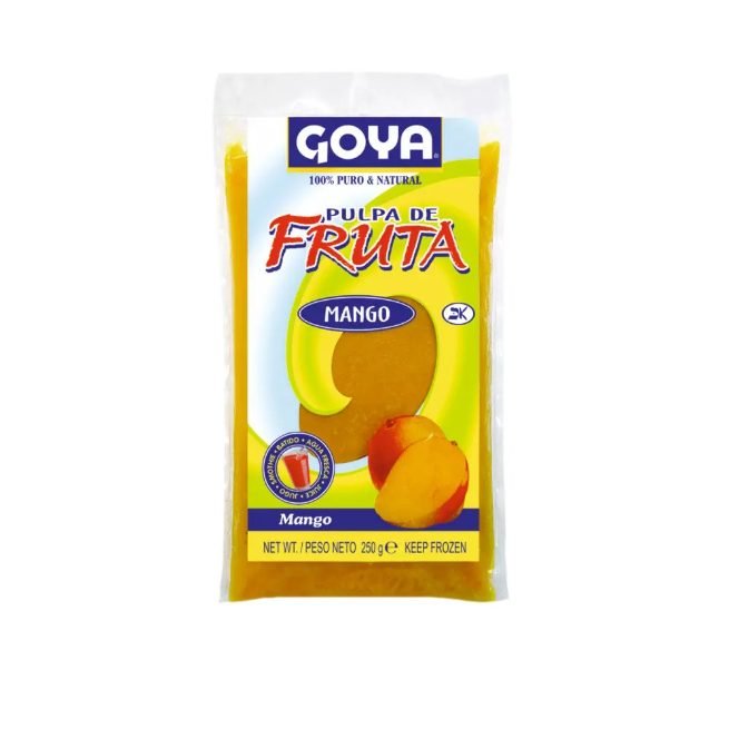 Pulpa de mango congelada Goya en envase individual de 250 gramos Pulpa de mango congelada Goya en envase individual de 250 gramos