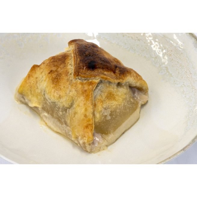 Empanadilla de hojaldre rellena de solomillo de cerdo y manzana congelada Efecto Gourmet Empanadilla de hojaldre rellena de solomillo de cerdo y manzana congelada Efecto Gourmet