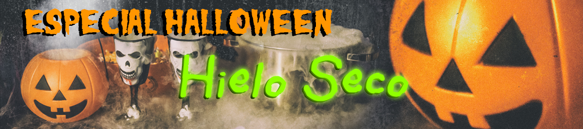 Hielo seco para halloween