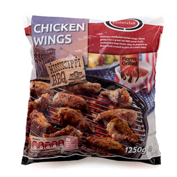 Alitas de Pollo Mississippi BBQ Bolsa 1,25 Kg