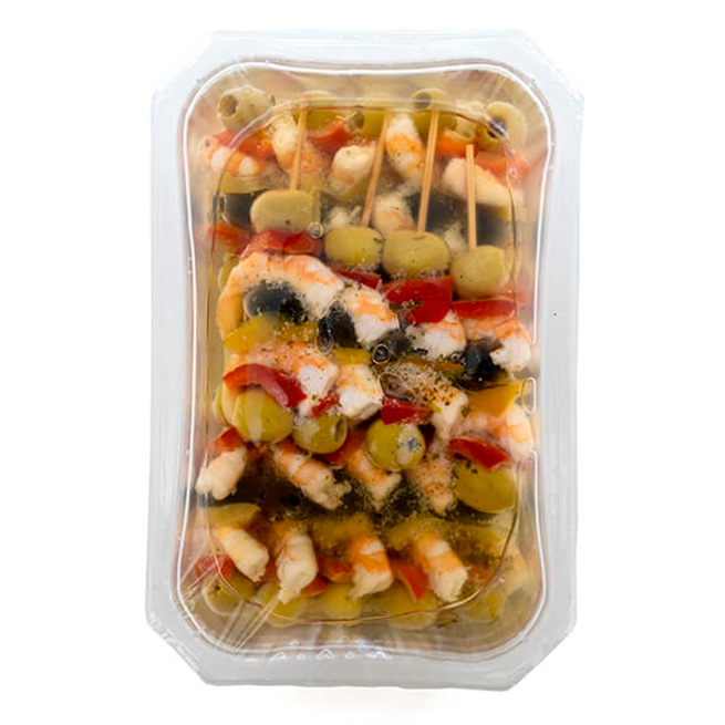 Banderilla cohete doble langostino 14Uds Banderilla cohete doble langostino 14Uds