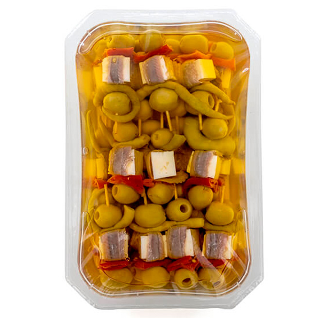 Banderilla gilda picante anchoa y queso 23/24Uds Banderilla gilda picante anchoa y queso 23/24Uds