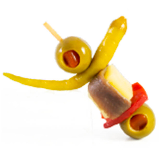 Banderilla gilda picante anchoa y queso 23/24Uds Banderilla gilda picante anchoa y queso 23/24Uds