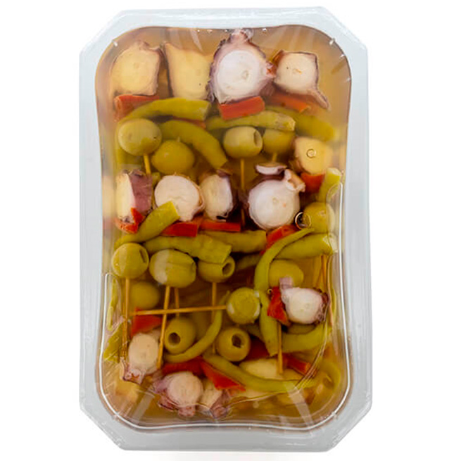 Banderilla gilda picante pulpo 24/25Uds Banderilla gilda picante pulpo 24/25Uds