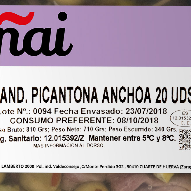 Banderilla picantona de anchoa 20Uds