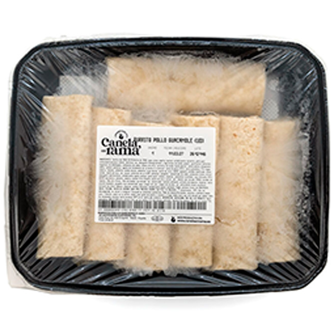 Burrito de pollo con guacamole Burrito de pollo con guacamole