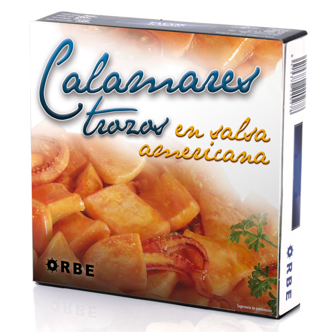 Lata De Calamares En Salsa Americana Orbe