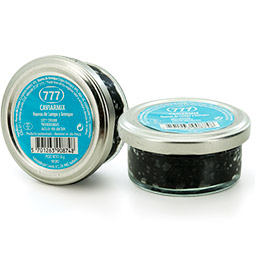 Caviar negro (Huevas de lupo y arenque)