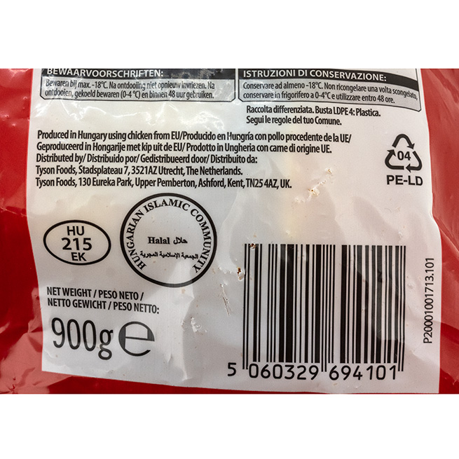Crispy burguer pechuga de pollo empanada 90Gr Ud cong. Crispy burguer pechuga de pollo empanada 90Gr Ud cong.