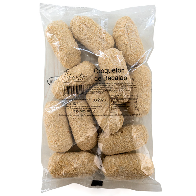 Croquetón de bacalao 80Gr aprox Croquetón de bacalao 80Gr aprox