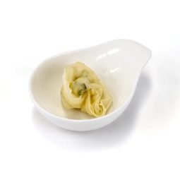 Caramelo de gambas al ajillo