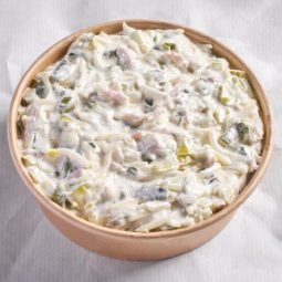 Ensalada de jamón y puerro