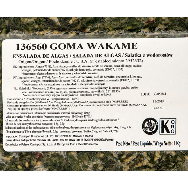 Goma Wakame Azumna (Ensalada de Algas)