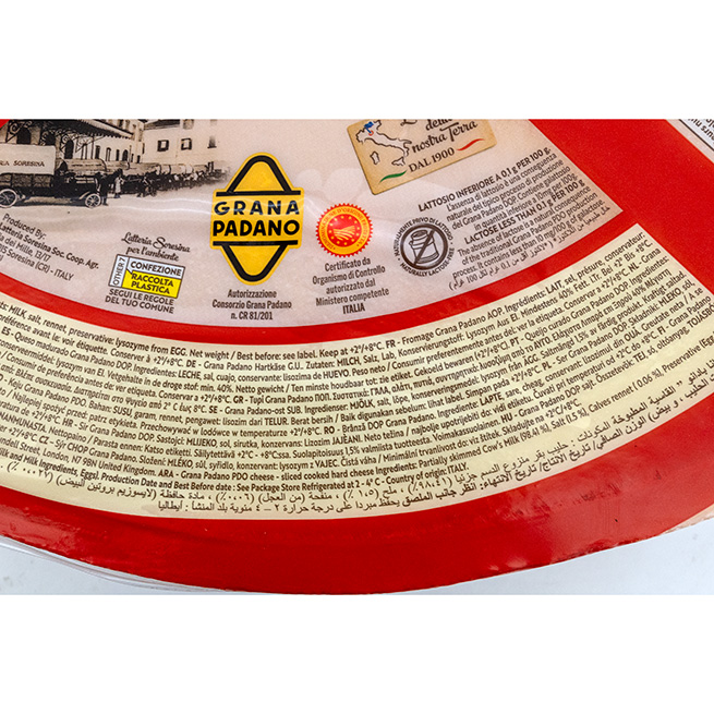 Grana padano cuña Grana padano cuña