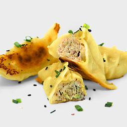 Gyozas Amarillas de Faisán con Salsa Unagi 720g (40 uds)