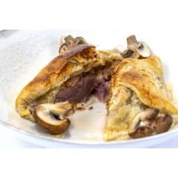 Hojaldre de solomillo de cerdo y manzana