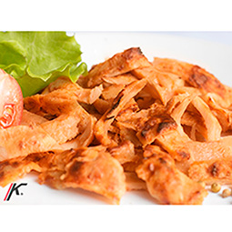 Kebab de pollo asado Halal loncheado