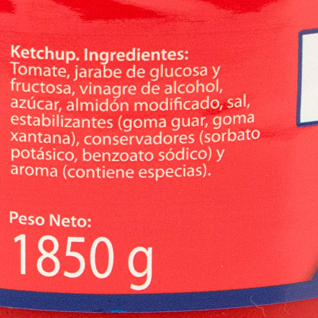 Ketchup gran formato
