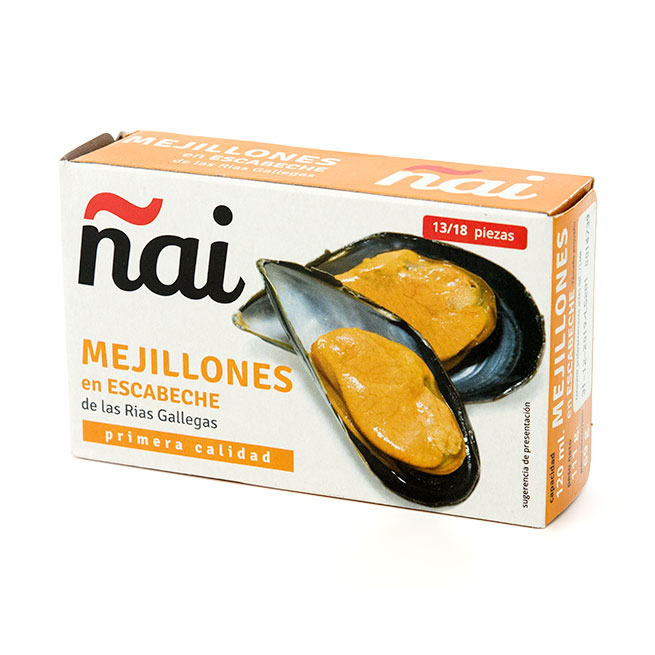 Mejillones gallegos en conserva ñai Mejillones gallegos en conserva ñai