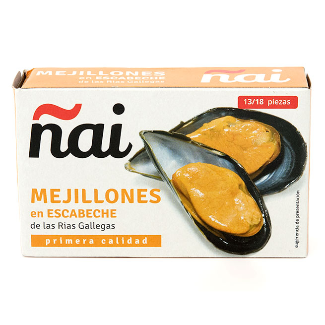 Mejillones gallegos en conserva ñai Mejillones gallegos en conserva ñai