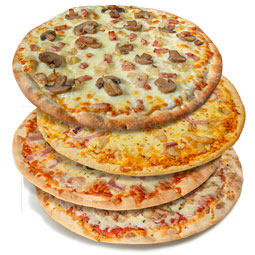 Pack ahorro pizza variado 4Uds