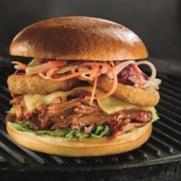 Pan hamburguesa brioche 48 Ud x 82 Gr (diametro 11.4 Cm)