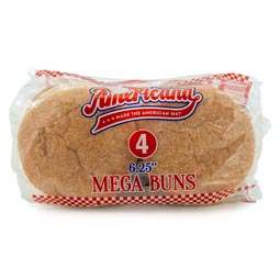 Pan hamburguesa rustico mega bum  24 Ud (diametro 16Cm)