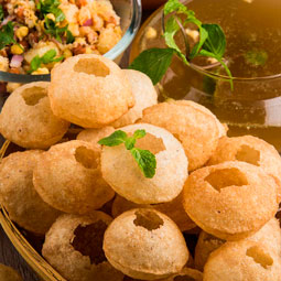 Pani Puri Crujiente para Rellenar (204 Unidades)