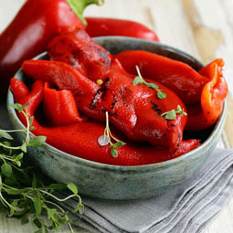 Pimiento asado entero