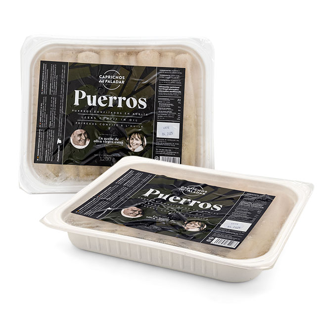 Puerros confitados Puerros confitados