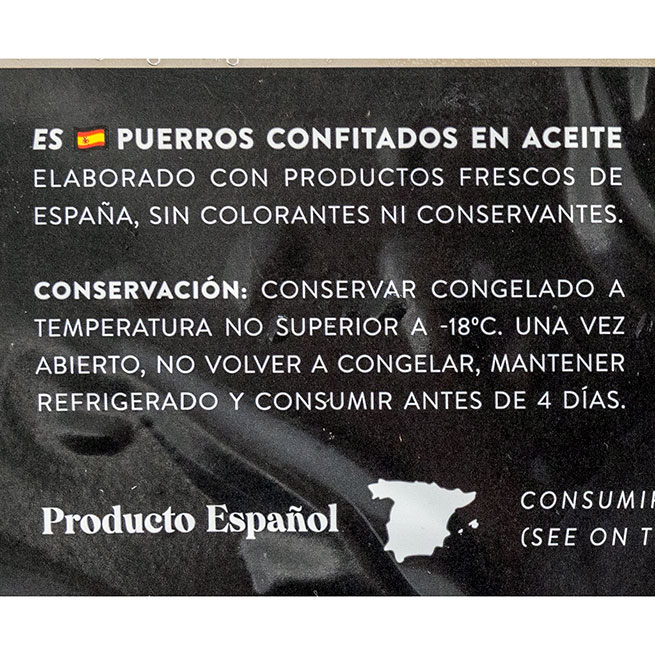 Puerros confitados Puerros confitados