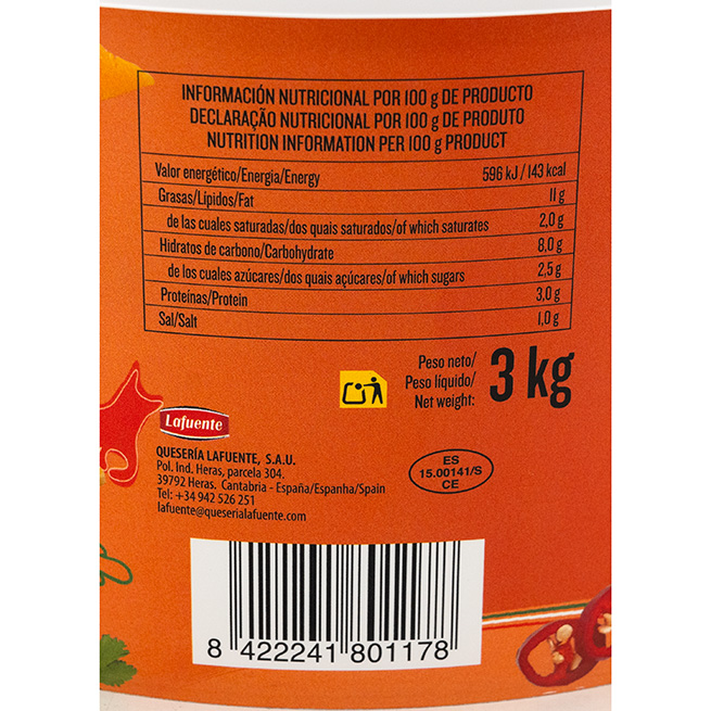 Salsa queso cheddar Salsa queso cheddar