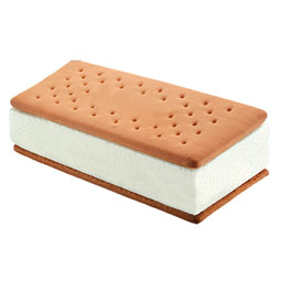 Sándwich Helado de Nata NordwiK (Estuche 5 uds)