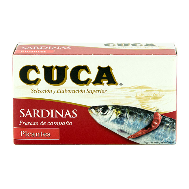 Sardina 125Gr picante 3/4 piezas CUCA