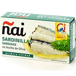 Sardinillas en aceite de oliva Ñai lata